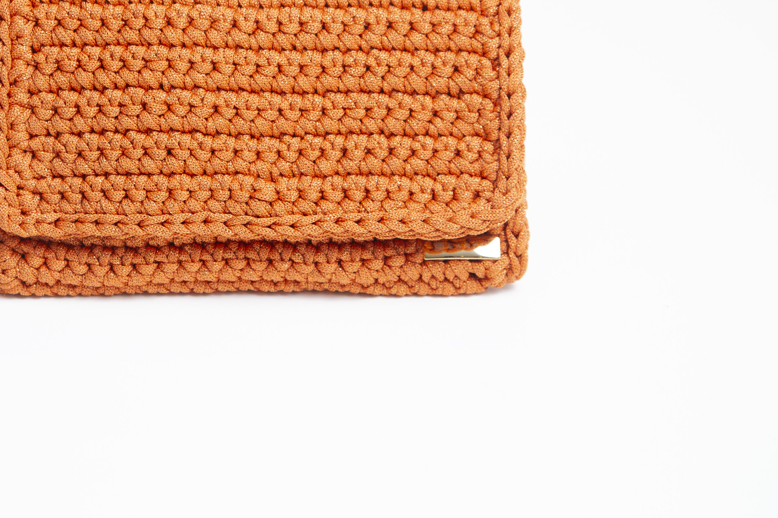 Bolsa Clutch Laranja - Beta - frente - detalhe_