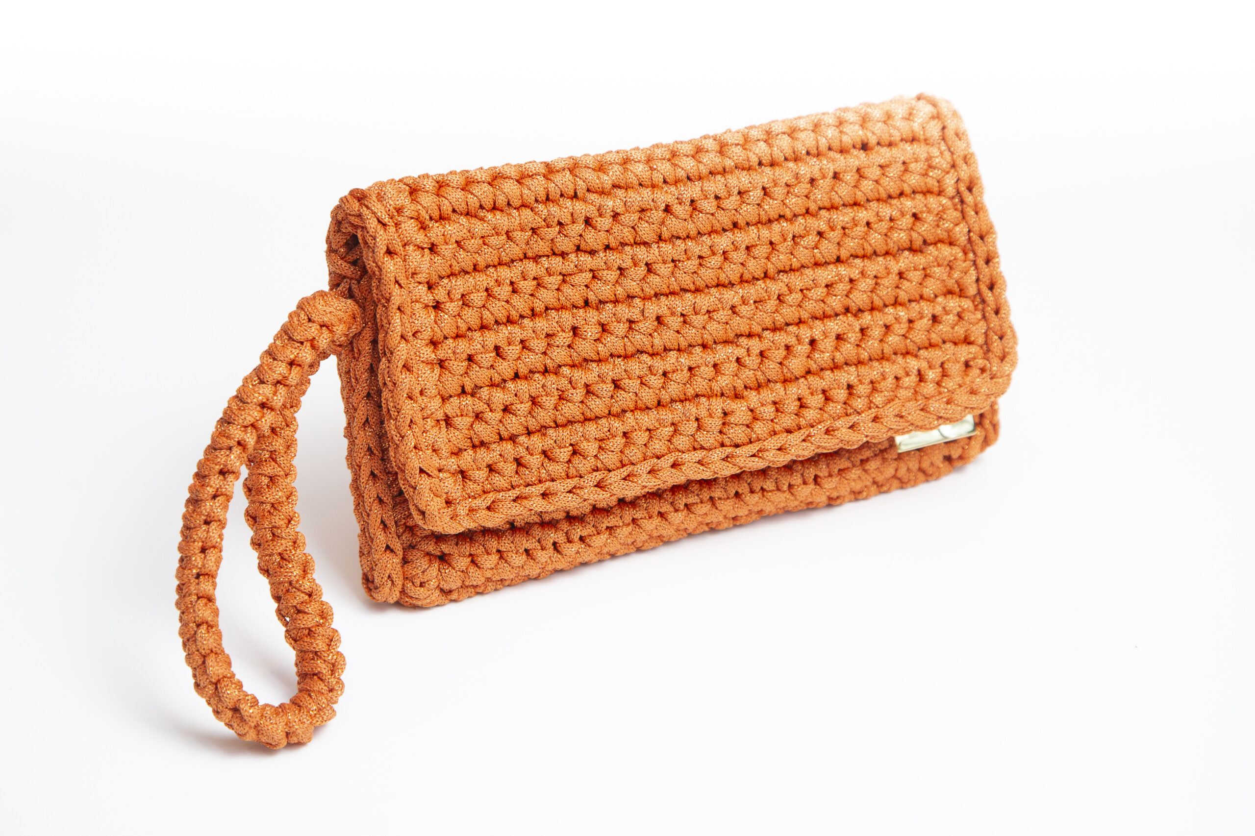 Bolsa Clutch Laranja - Beta - lado_